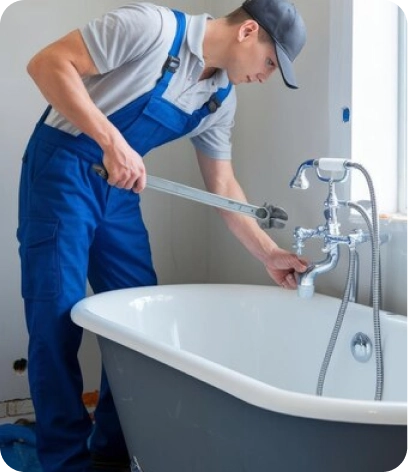 Enamel restoration expert performing detailed bathtub fixing in Dubai.