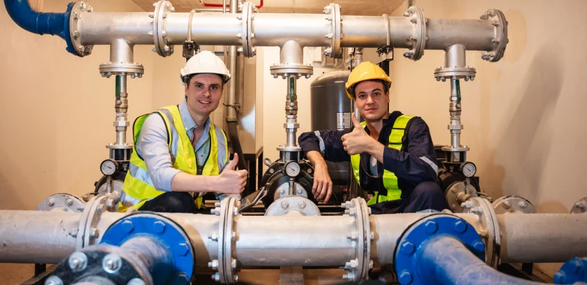 Commercial Emergency Water Pump Replacement Dubai Heavy-duty emergency water pump replacement in Dubai for a high-rise building.