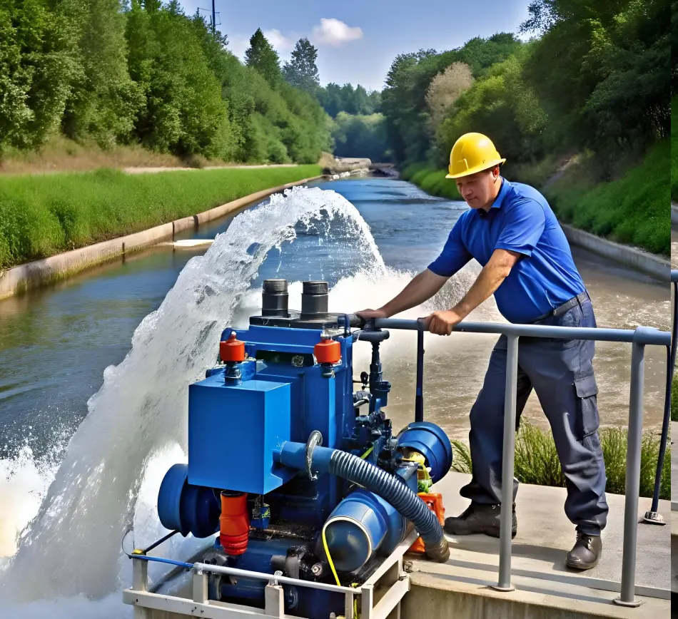 Executing a quick water pump fix to resolve minor pressure fluctuations.